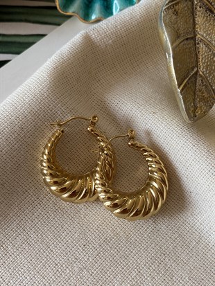 Çelik Vintage Grace Küpe