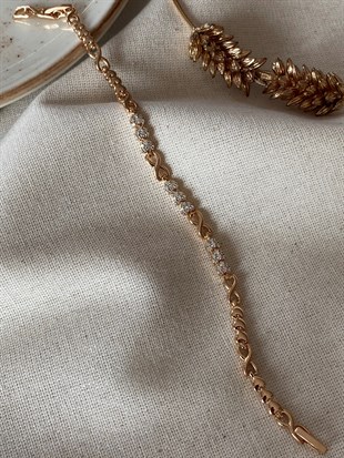 Çelik XUP Kalpli Sonsuzluk Bileklik