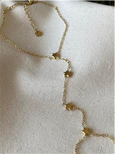 Çelik Yıldız Detaylı Zincir Şahmeran