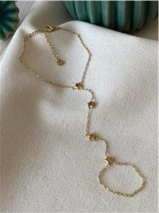 Çelik Yıldız Detaylı Zincir Şahmeran