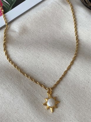 Çelik Zincir Sun Kolye