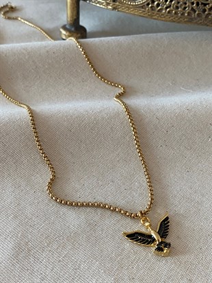 Çelik Zincirli Kartal Kolye