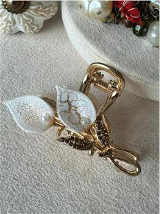 Çiçekli Metal Mandal Toka