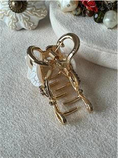 Çiçekli Metal Mandal Toka