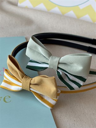 Çizgili Kurdele Taç