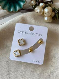 Çoklu White Cleef Küpe