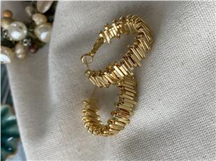 Çelik Vintage Freedom Küpe