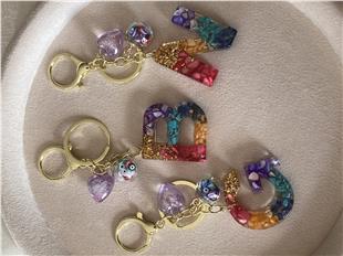 Gokkuşağı Harfli Anahtarlık