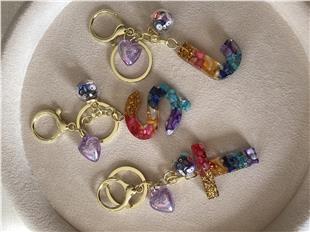 Gokkuşağı Harfli Anahtarlık