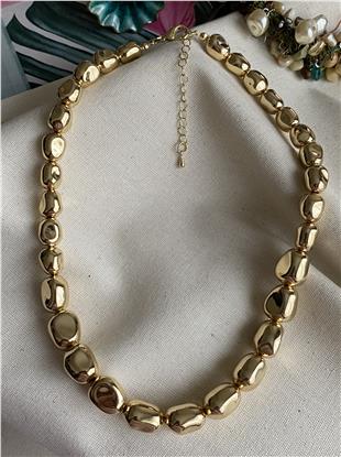 Gold Amorphous Kolye