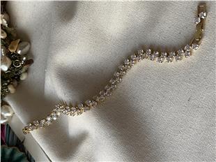 VIP 14K Gold Çift Sıra Suyolu Bileklik