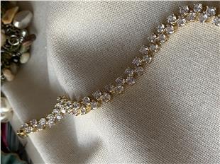 VIP 14K Gold Çift Sıra Suyolu Bileklik