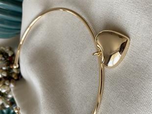 Gold Kalp Choker Kolye