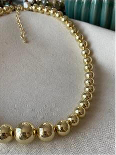 Gold Mini Balls Kolye