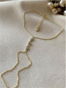 Gold Taşlı Damla Model Şahmeran