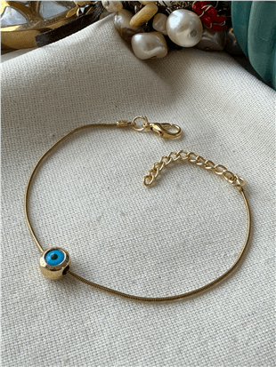Göz Boncuklu İnce Bileklik