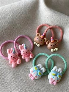 Hayvan Figürlü Lastik Toka Seti 