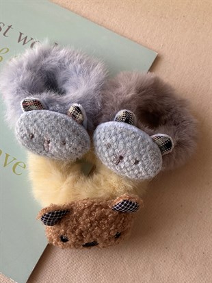 Hayvan Figürlü Peluş Toka