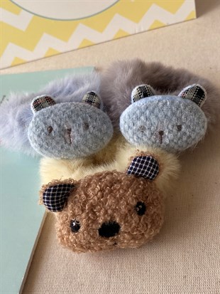 Hayvan Figürlü Peluş Toka