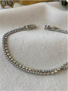 İkili Ezme Detaylı Suyolu Bileklik