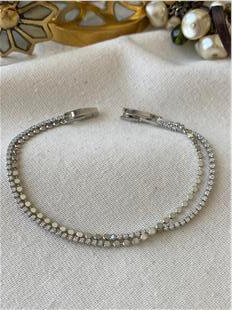 İkili Ezme Detaylı Suyolu Bileklik