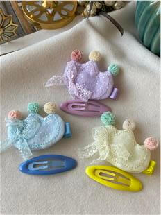 İkili Renkli Ponponlu Taç Model Toka Seti