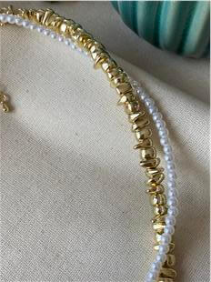 İncili Goldie Kolye