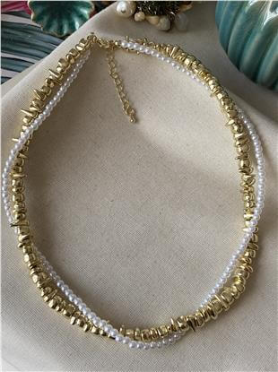 İncili Goldie Kolye