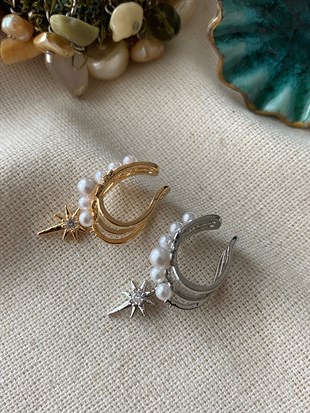 İncili Kuzey Kıkırdak Küpe