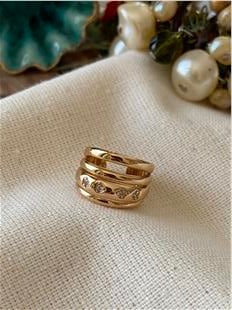 VIP Kalp Baskılı Kıkırdak Küpe