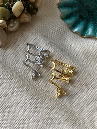 Kelebek Sarmal Kıkırdak Küpe