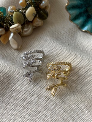 Kelebek Sarmal Kıkırdak Küpe