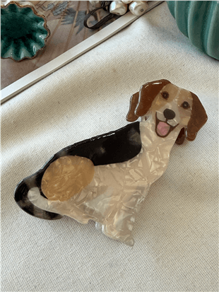Köpek Figür Mandal Toka