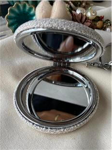 Krem Ayıcık Çiftli Ayna