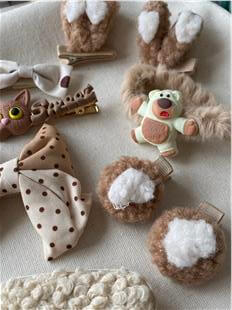 Krem Peluş Sweet Toka Seti