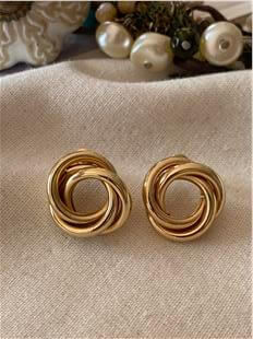 Mini Gold Döngü Küpe