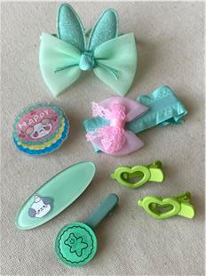 Yeşil Ayıcıklı Toka Seti