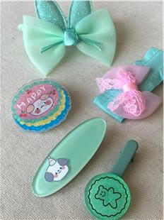 Yeşil Ayıcıklı Toka Seti