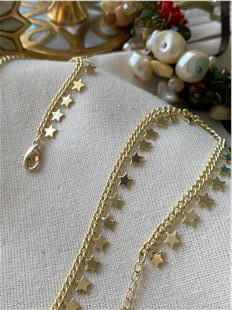 Özel Seri 14K Yıldızlı Kolye