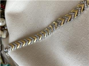 Özel Seri Çift Renk Yassı Arrow Bileklik