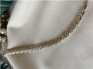 Özel Seri Çift Renk Yassı Arrow Bileklik