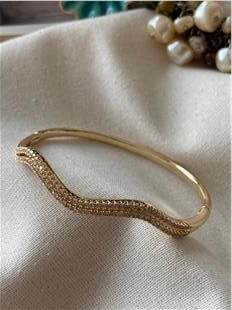 Özel Seri Çift Sıra Wave Suyolu Kelepçe