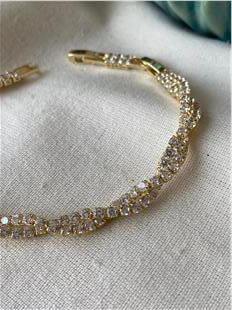 Özel Seri Gold Sarmal Suyolu Bileklik