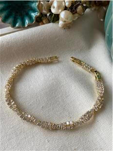 Özel Seri Gold Sarmal Suyolu Bileklik