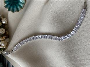 Özel Seri Kesme Kare Taş Bileklik