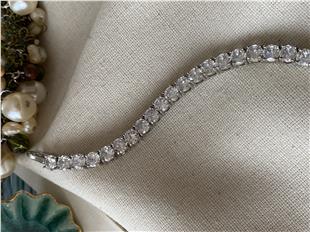 Özel Seri Silver İri Suyolu Bileklik