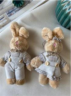 Peluş Tavşancık Anahtarlık