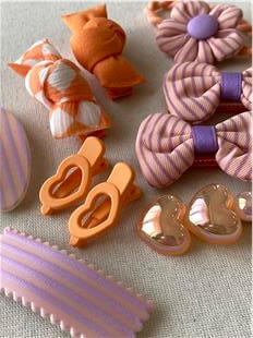 Turuncu Çizgili Toka Seti