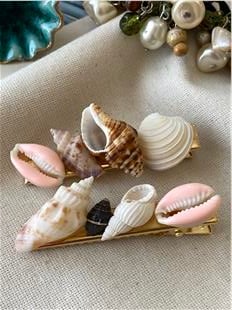 Pembe Deniz Kabuklu Set Toka