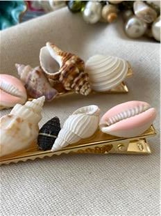 Pembe Deniz Kabuklu Set Toka